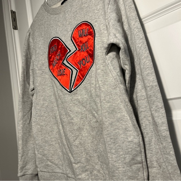 A QUESTION OF Conscious Apparel Black Sweatshirt 100% Organic Cotton Size Medium - Picture 7 of 8